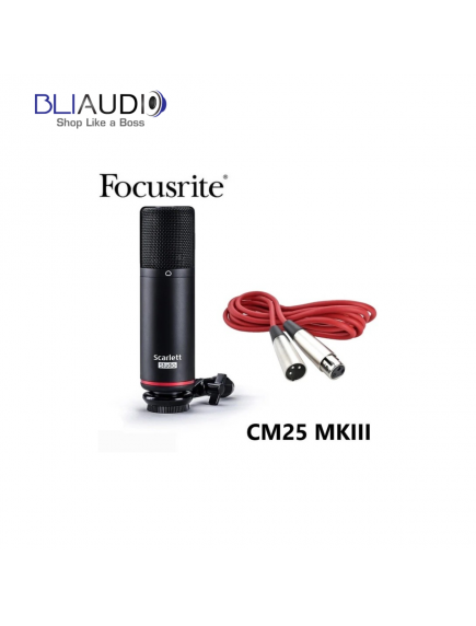 Focusrite Scarlett CM-25 MK III Condenser Microphone